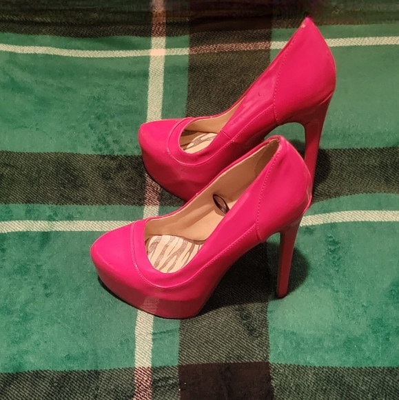 🔥🔥3XHP🔥🔥7-5-24🔥3-31-25🔥4-14-25🔥WOMENS BODY CENTRAL STILETTO PINK SIZE 7 - Picture 8 of 12